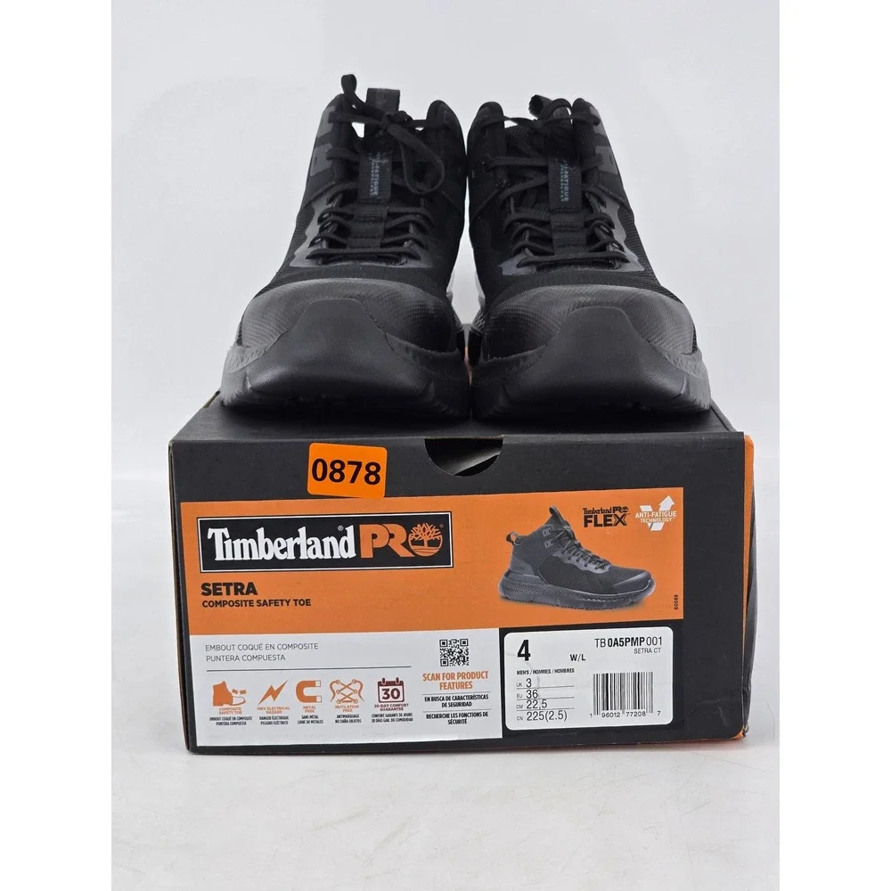 Timberland PRO Setra Composite Safety Toe Mens 4W Black TB0A5PMP001 - New